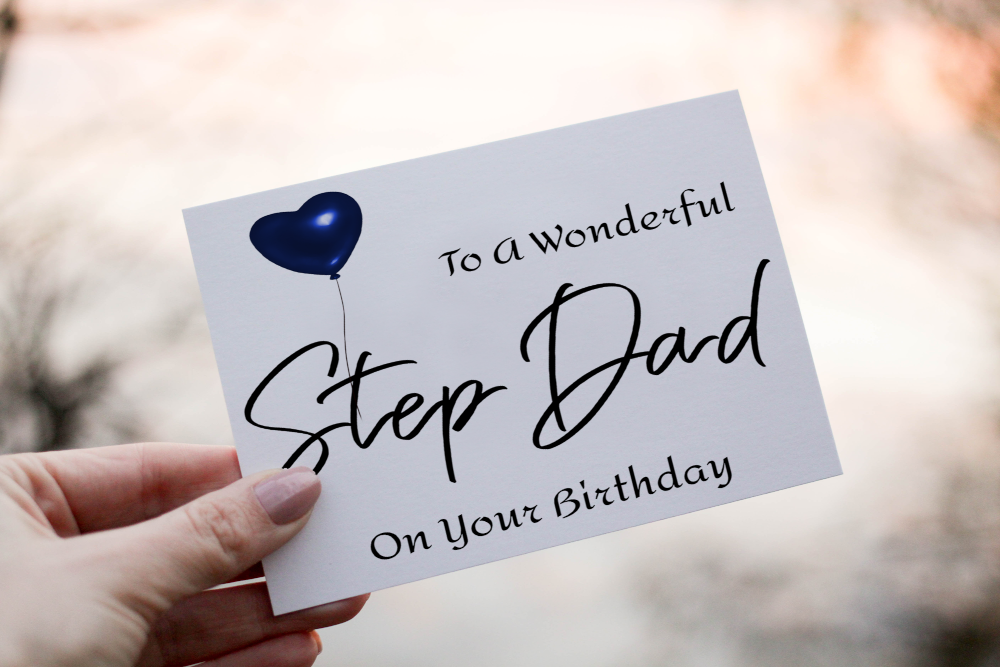 Step Dad Birthday Card, Birthday Card for Step Dad - Click Image to Close